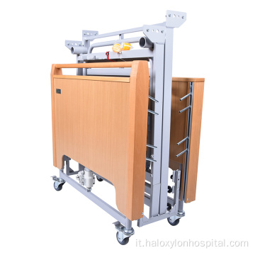 Tavola di legno Multiftional Electric Nursing Home Letto